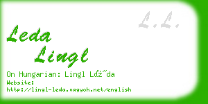 leda lingl business card